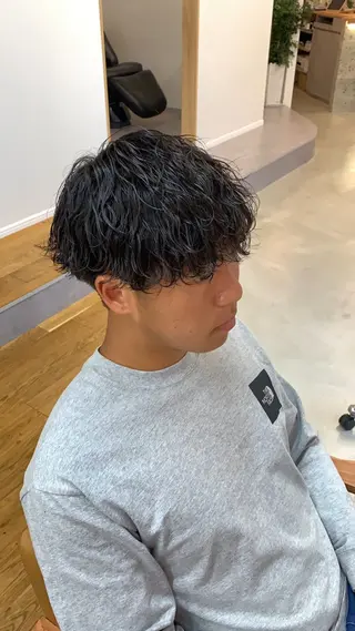 ショート パーマ メンズ 🫧hinaco 🫧のヘアスタイル