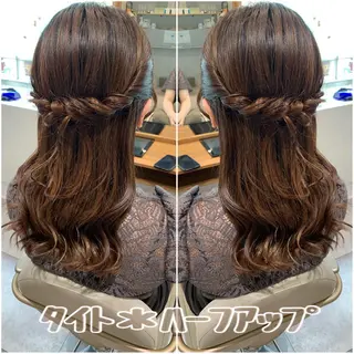 セミロング ヘアアレンジ 韓国hair🦋 Nanaのヘアスタイル