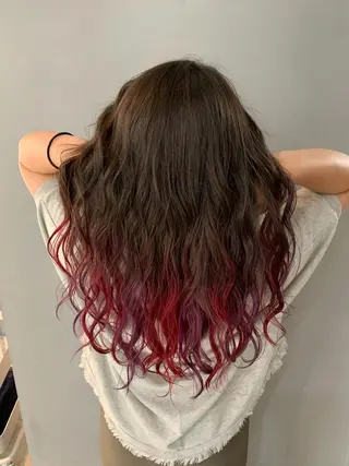 ロング カラー ヘアアレンジ ハヤシカズキ/カラー ✂/メンズパーマのヘアスタイル