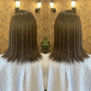 ミディアム カラー tocca 💜石田愛結💜のヘアスタイル