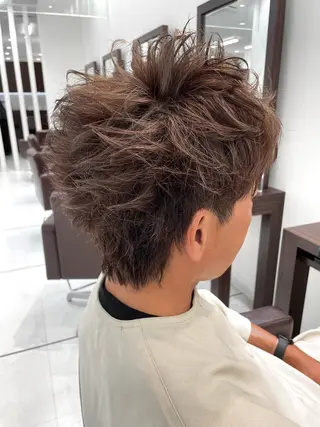 ショート カラー メンズ 【千葉駅南口歩1分】 MAKAのヘアスタイル