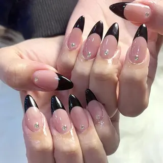 ネイル 🍑長さだし ワンホン💅モモコのネイルデザイン