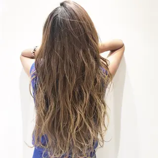ロング カラー パーマ エリア人気No.1 美容室Ash西船橋のヘアスタイル