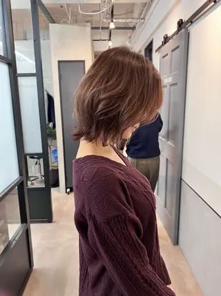 ミディアム 井尻 將太のヘアスタイル