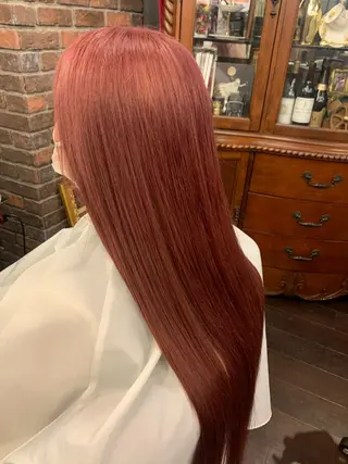 ロング カラー 藤井菜々 （エルベスアクト）のヘアスタイル