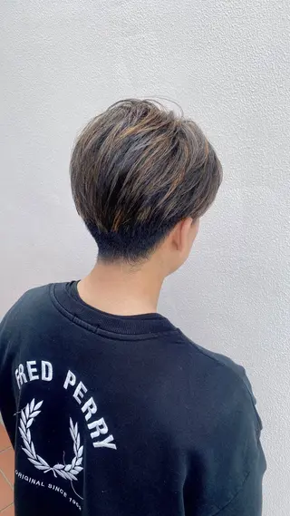 ショート カラー メンズ 美容室aroe🌱 REINAのヘアスタイル