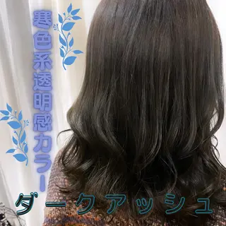 セミロング カラー ヘアアレンジ オザキクウガ/ ブリーチ/髪質改善のヘアスタイル