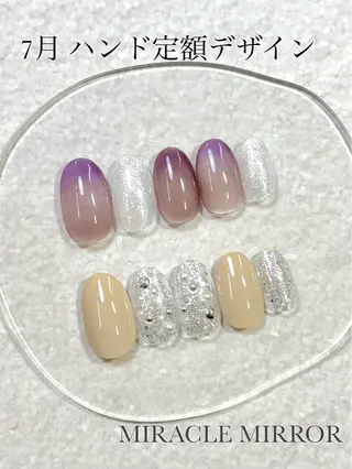 ネイル ミラクルミラー 町野のネイルデザイン