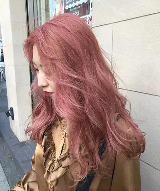 ロング カラー ヘアアレンジ TSUNA 🌙 Lim 五反田のマツエク・マツパデザイン