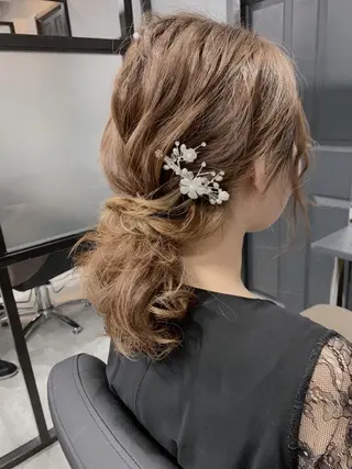 カラー ヘアアレンジ KOKUA/髪質改善 艶髪縮毛矯正のヘアスタイル