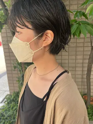 ショート カラー ヤマモト マイのヘアスタイル