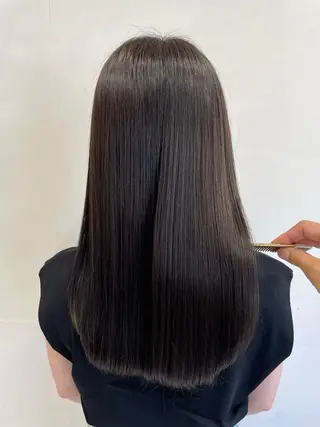 セミロング カラー ヘアアレンジ 髪質改善カラー🦋 田村のヘアスタイル