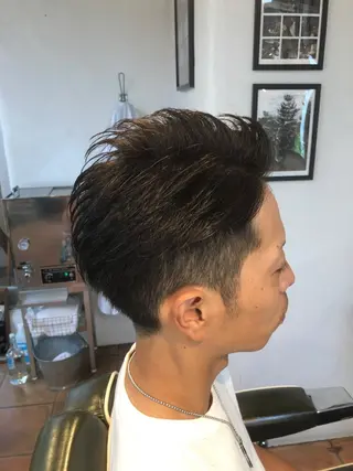 ショート メンズ 冨士川 英樹のヘアスタイル