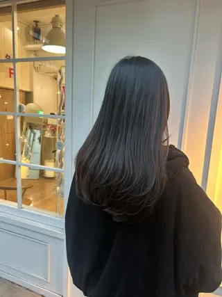 ロング カラー レイヤーカット/髪質 改善✨/藤田侑花のヘアスタイル