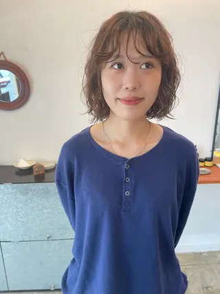 ミディアム 田口 武英のヘアスタイル