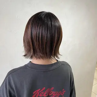 ミディアム YUCCA 茨木のヘアスタイル