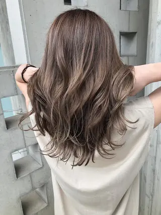 ロング カラー 上品な大人レイヤー 🍀渋谷🍀濱口敬太のヘアスタイル