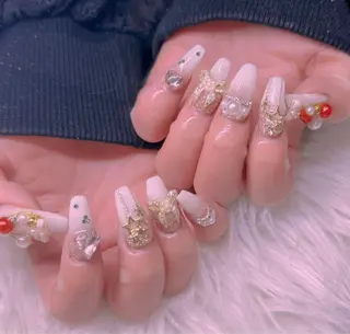 ネイル 長さだし専門店 M2　rikaのネイルデザイン