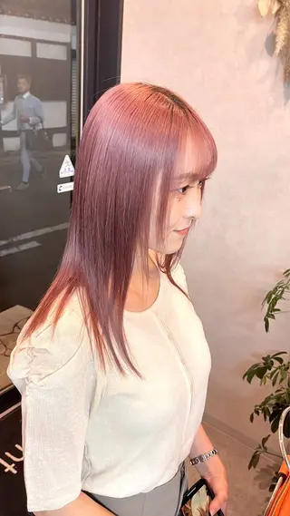 カラー misaki /ハイトーンカラーのヘアスタイル