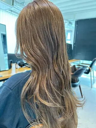 ロング カラー マンツーマンサロン 髪質改善⭐︎代官山のヘアスタイル