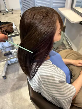 セミロング SUGAR/ソウ みたけのヘアスタイル