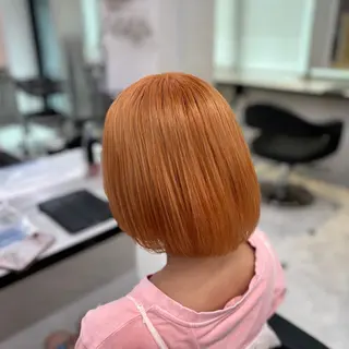 ショート カラー 💙ハイトーン韓国風 色白ヘア💙manaのヘアスタイル