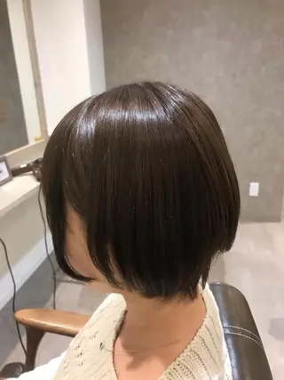 ショート カラー ショート／透明感 カラー加治竜汰💡のヘアスタイル