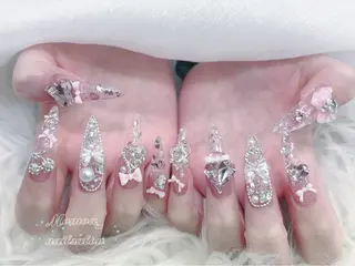 ネイル MoMoA Nail ネイル長さ出し専門店のネイルデザイン