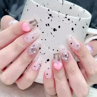 ネイル 長いだし/スカルプ/ パラシェルN.oneのネイルデザイン