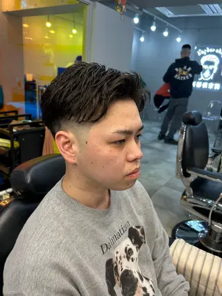 ショート メンズ 天王寺メンズパーマ /マツムラミユウのヘアスタイル