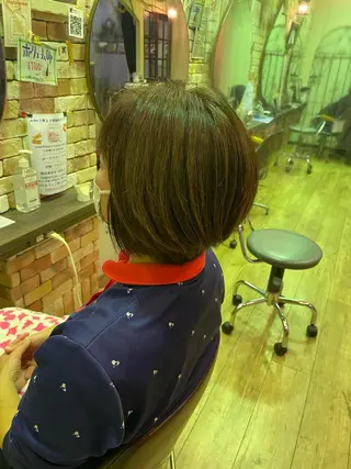 ショート hair make echo滿木あい花のヘアスタイル