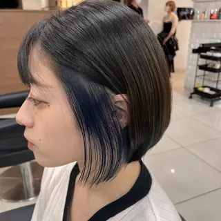 ショート カラー アイブロウ 【メンズ縮毛矯正/ Ryoka】のヘアスタイル