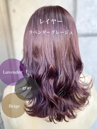 セミロング カラー パーマ ヘアアレンジ 👑指名率No.1 👑坂口飛翔のヘアスタイル