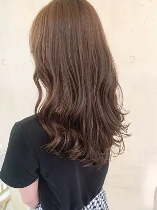 セミロング カラー パーマ 銀座No.1髪質改善 縮毛矯正/本木のヘアスタイル