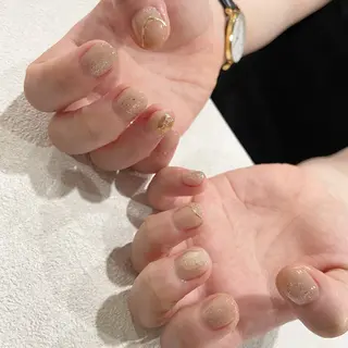 ネイル パラジェルネイル 大人可愛/シンプルのネイルデザイン