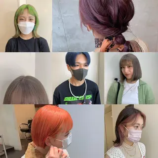 カラー ヘアアレンジ 桃果 momokaのヘアスタイル