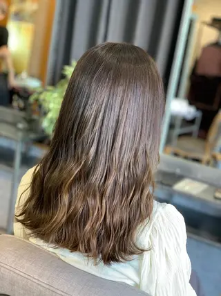 ロング メンズスタイル バレイヤージュ　齋藤のヘアスタイル