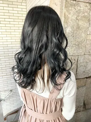 セミロング カラー 萩原 凌✄﻿のヘアスタイル