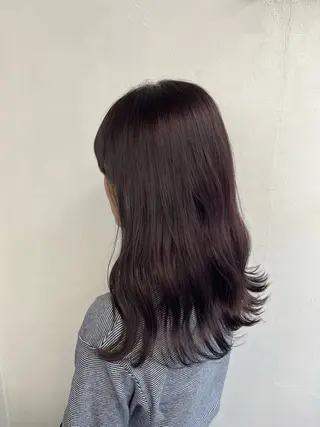 ロング カラー yuuna ✮ door whiteのヘアスタイル