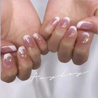 ショート カラー ネイル Aayley アイリ―サロンのネイルデザイン