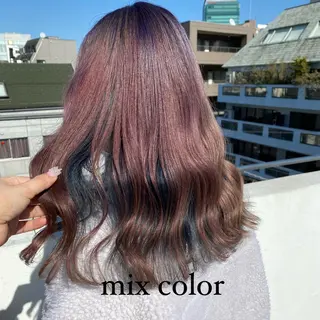 ミディアム カラー 絶対カワイイ保証💕 カワノチヒロのヘアスタイル