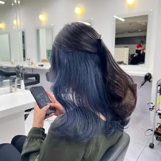 ミディアム カラー パーマ ヘアアレンジ メンズ キッズ ネイル マツエク・マツパ アイブロウ ♥️韓国ヘア レイヤー♥️ゆりのヘアスタイル