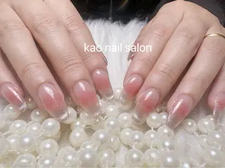 ネイル kao nail マグネット/長さだしのネイルデザイン