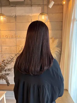 ロング カラー 眞名子 瑞紀のヘアスタイル
