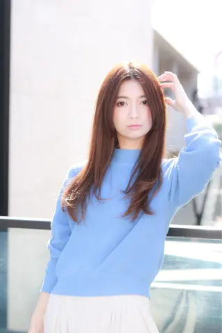 ロング カラー パーマ 今井 三智也のヘアスタイル