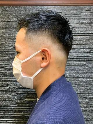 ショート メンズ 羽木 隆徒のヘアスタイル
