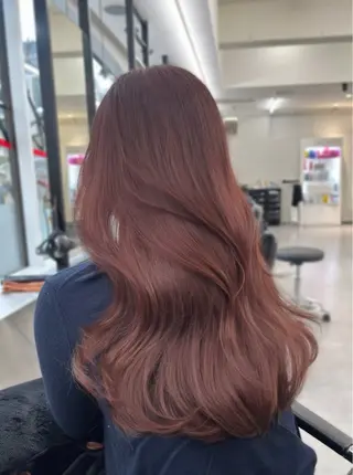 ロング カラー 心斎橋/ブリーチなし 髪質改善/レイヤーのヘアスタイル