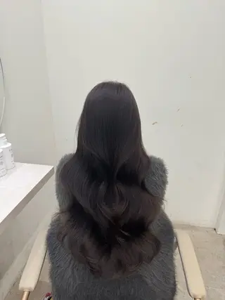 セミロング 髪質改善×韓国ヘア HIROのヘアスタイル