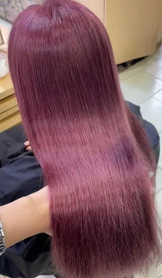 ロング カラー メンズパーマ 新宿 yudaiのヘアスタイル