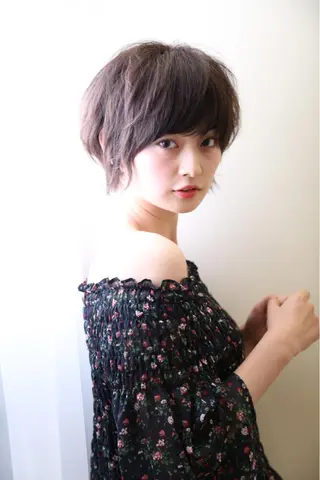 ショート カラー キッズ 野崎 ひかりのヘアスタイル